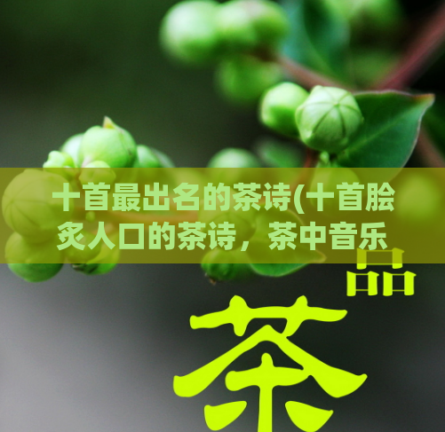 十首最出名的茶诗(十首脍炙人口的茶诗，茶中音乐随风起)  第1张