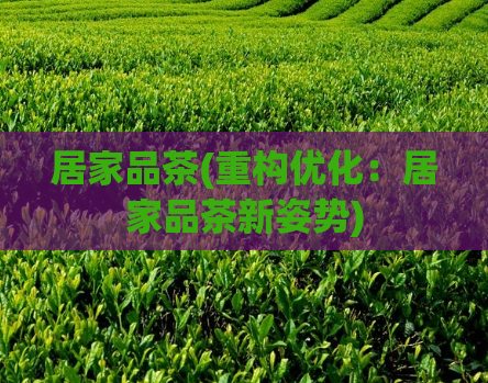 居家品茶(重构优化：居家品茶新姿势)  第1张