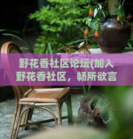 野花香社区论坛(加入野花香社区，畅所欲言与志同道合者共话心情)  第1张