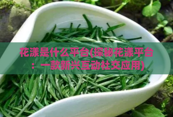 花漾是什么平台(探秘花漾平台：一款新兴互动社交应用)  第1张