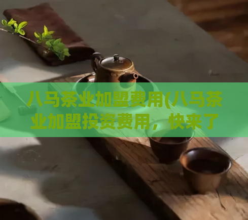 八马茶业加盟费用(八马茶业加盟投资费用，快来了解吧！)  第1张