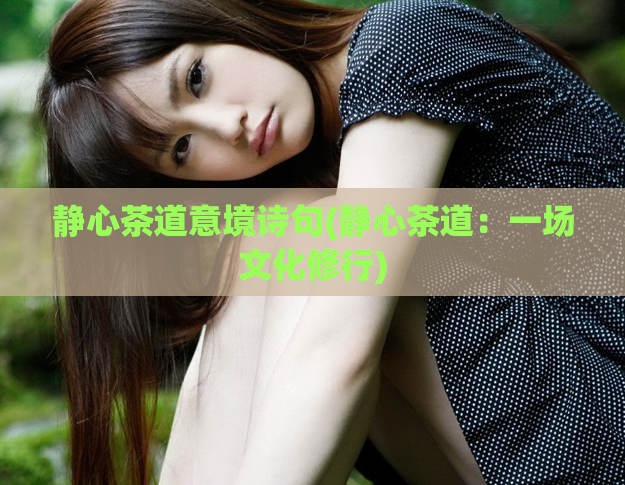 静心茶道意境诗句(静心茶道：一场文化修行)  第1张