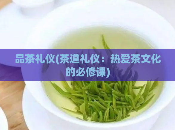品茶礼仪(茶道礼仪：热爱茶文化的必修课)  第1张