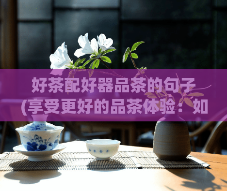 好茶配好器品茶的句子(享受更好的品茶体验：如何正确搭配好茶和配器)  第1张