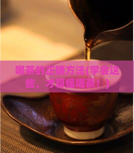 喝茶的正确方法(学会这些，才算懂喝茶！)  第1张