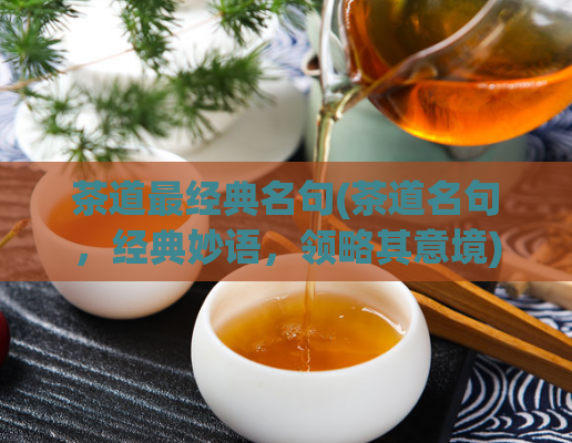 茶道最经典名句(茶道名句，经典妙语，领略其意境)  第1张