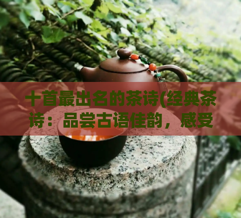 十首最出名的茶诗(经典茶诗：品尝古语佳韵，感受清茶淡雅韵味。)  第1张