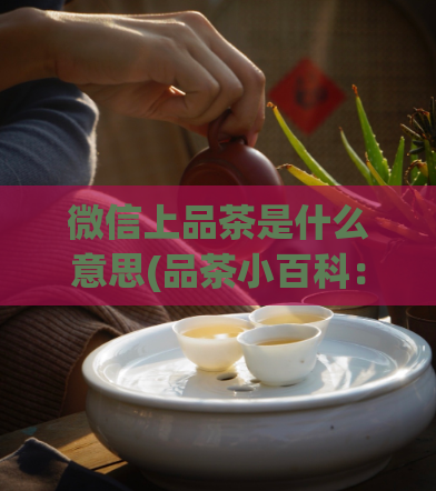 微信上品茶是什么意思(品茶小百科：微信上品茶的含义是什么)  第1张