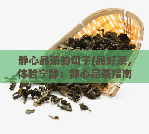 静心品茶的句子(品好茶，体验宁静：静心品茶指南)  第1张