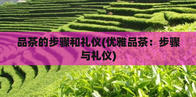品茶的步骤和礼仪(优雅品茶：步骤与礼仪)  第1张