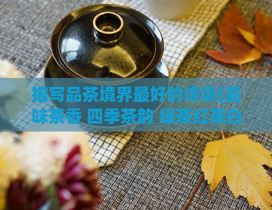 描写品茶境界最好的诗词(品味茶香 四季茶韵 绿茶红茶白茶 诗词传情)  第1张