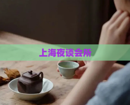 上海夜谈会所  第1张