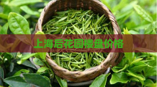 上海后花园楼盘价格  第1张