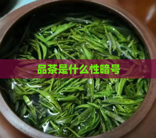 品茶是什么性暗号  第1张