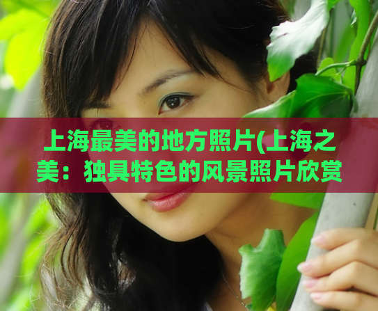 上海最美的地方照片(上海之美:独具特色的风景照片欣赏) 第1张 上海最美的地方照片(上海之美:独具特色的风景照片欣赏) 第1张