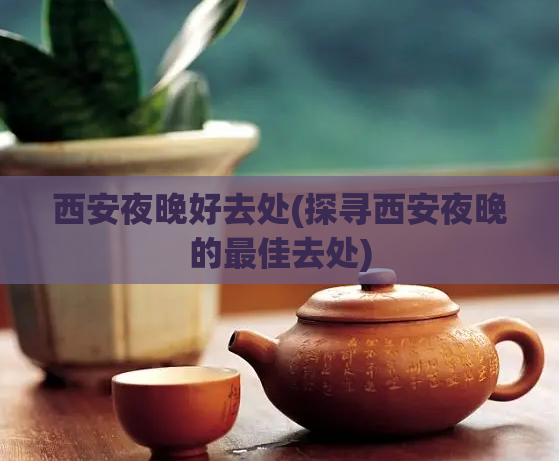 西安夜晚好去处(探寻西安夜晚的最佳去处)  第1张