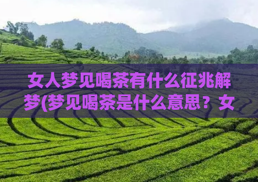 女人梦见喝茶有什么征兆解梦(梦见喝茶是什么意思？女性做梦预示的含义解析)  第1张