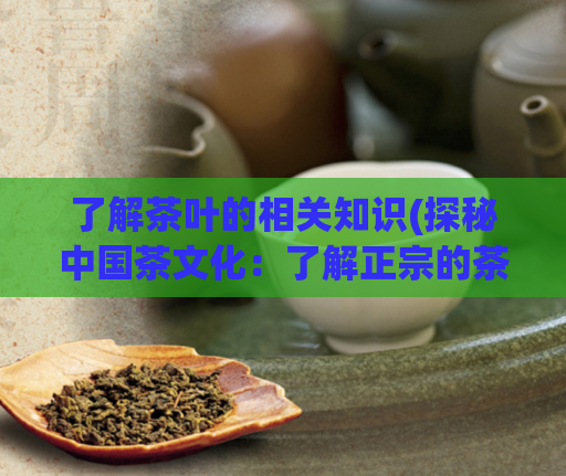 了解茶叶的相关知识(探秘中国茶文化：了解正宗的茶叶分类及选购技巧)  第1张