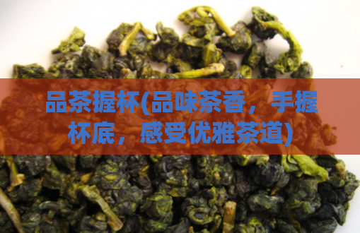 品茶握杯(品味茶香，手握杯底，感受优雅茶道)  第1张
