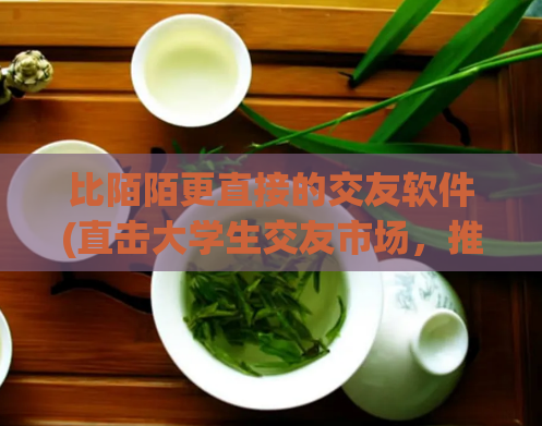 比陌陌更直接的交友软件(直击大学生交友市场，推荐这款交友软件！)  第1张