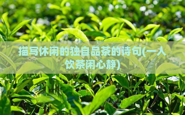 描写休闲的独自品茶的诗句(一人饮茶闲心静)  第1张